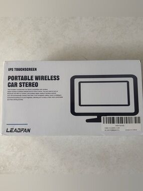 Leadfan PORTABLE WIRELESS
CAR STEREO new never used